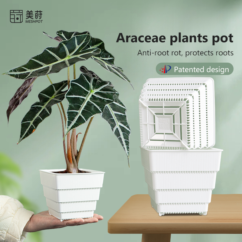 Plant Parent - Pot Persegi Meshpot Air-Pruning untuk Tanaman
