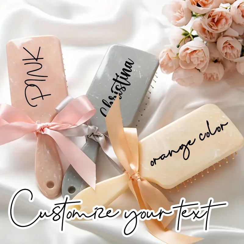 Plant Parent Gifts - Sikat Rambut Kustom Hadiah Pengiring Pengantin