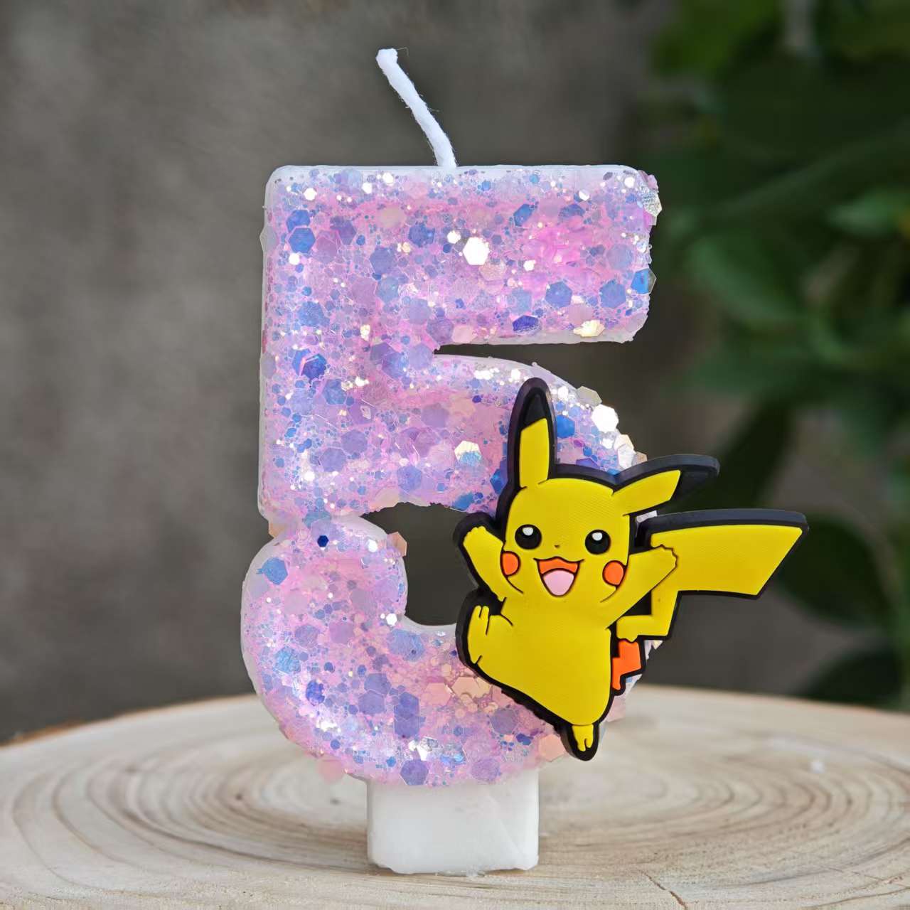 Plant Parent Gifts - Lilin Pokémon Pikachu Nomor 0-9 Tema