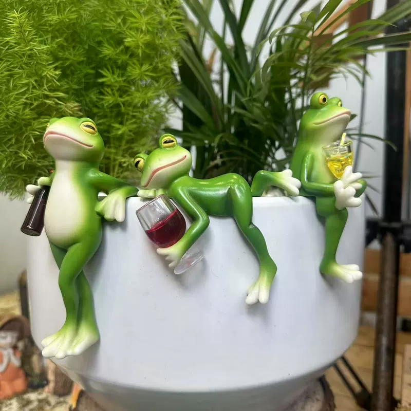 Penanam Katak Resin Kontempore - Plant Parents ulasan dan harga