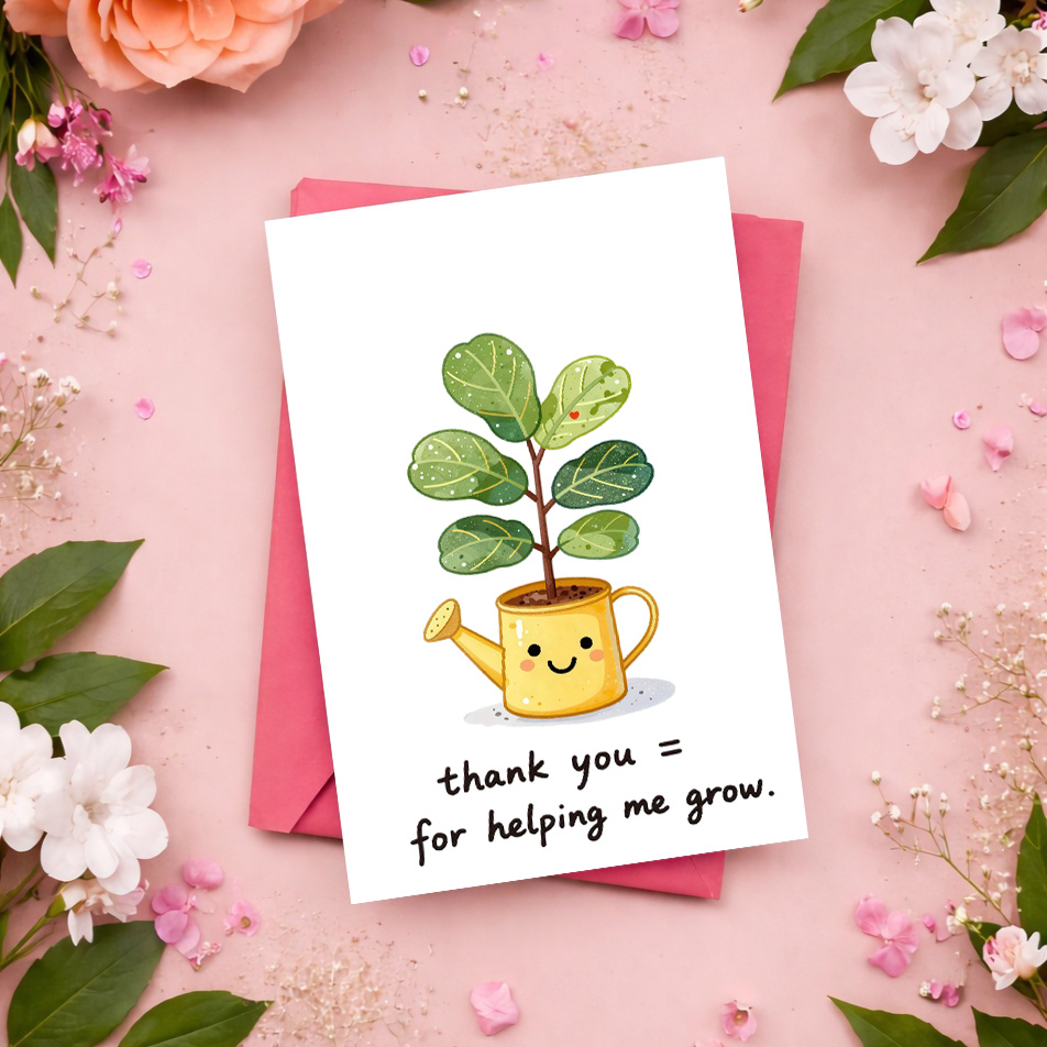 1 Kartu Ucapan Terima Kasih ya - Plant Parent ulasan dan harga