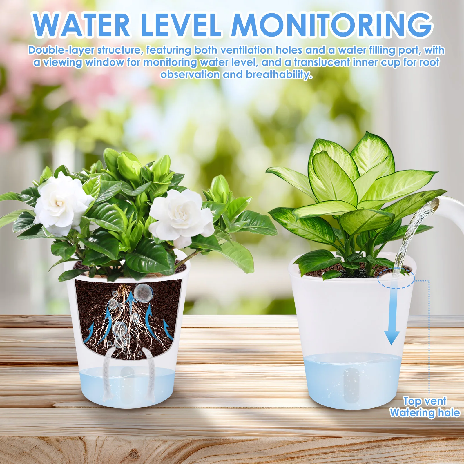 10 Buah Pot Bunga Hidroponik M - Plant Parent ulasan dan harga