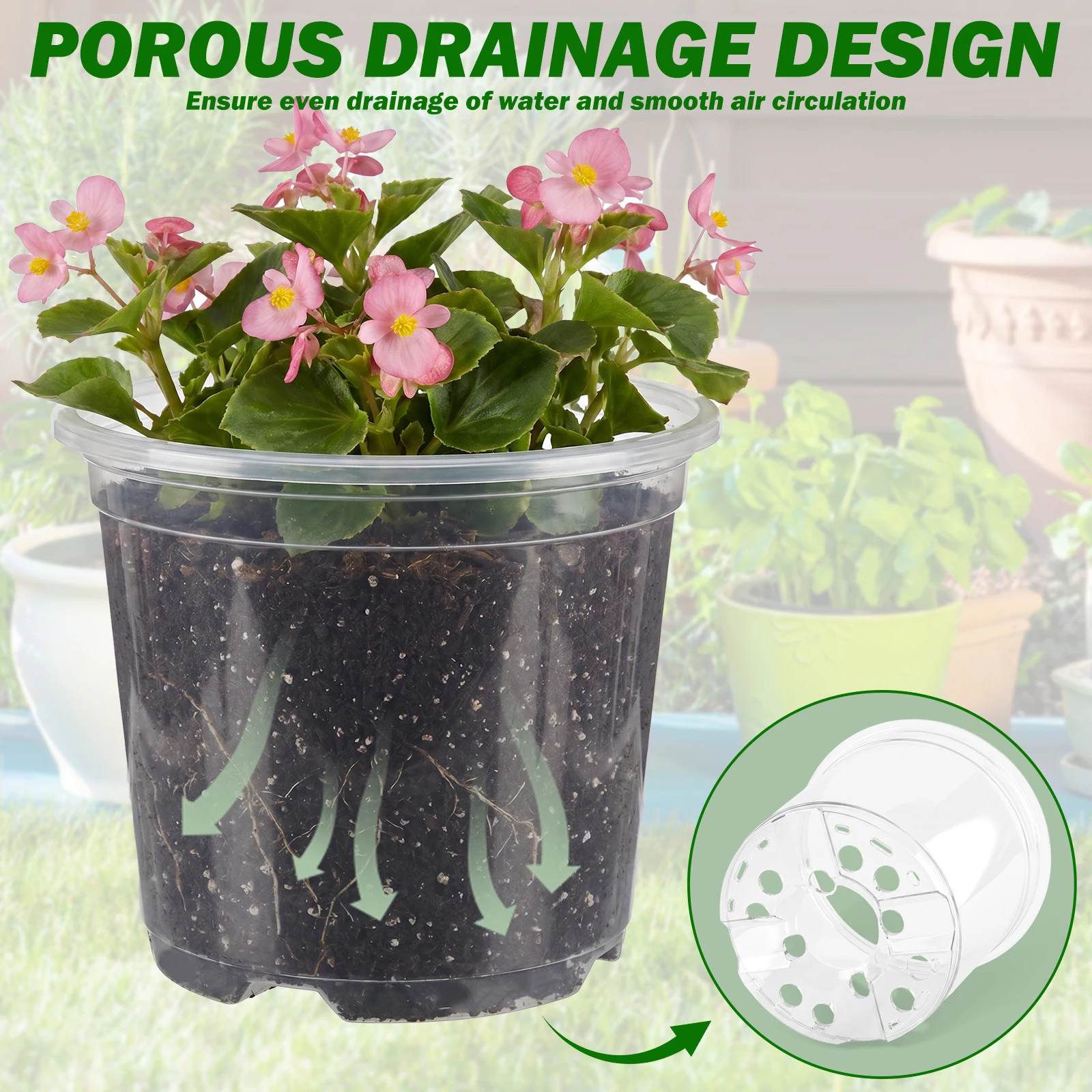 25Pcs Pot Pembibitan Plastik T - Plant Parent ulasan dan harga