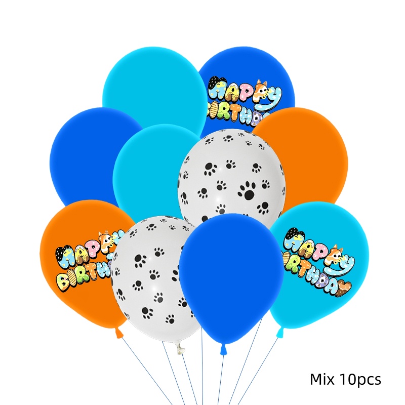 Set Balon Lateks Blueies Motif - Plant Parent Gifts ulasan dan harga
