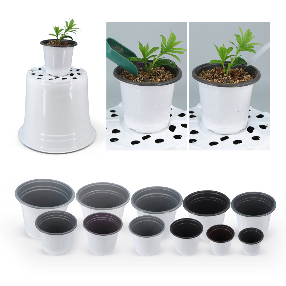 Pot bunga plastik putih taman, - Plant Parent ulasan dan harga
